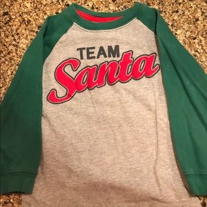 Christmas 2T baseball style shirt